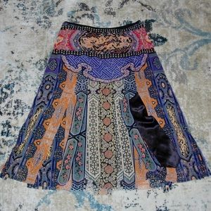 Vivienne Tam skirt with ‘car-wash’ panels